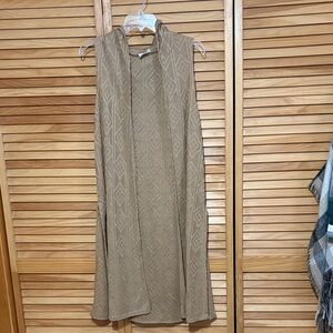 Stylish Tan Sleeveless Vest